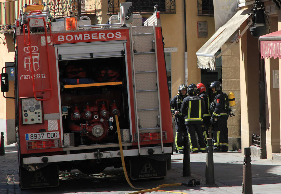 Fotos: Susto en la calle Cronista Lecea