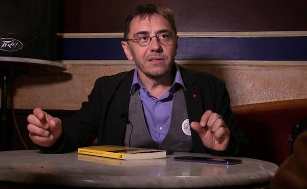 Juan Carlos Monedero, durante la entrevista con leonoticias. 