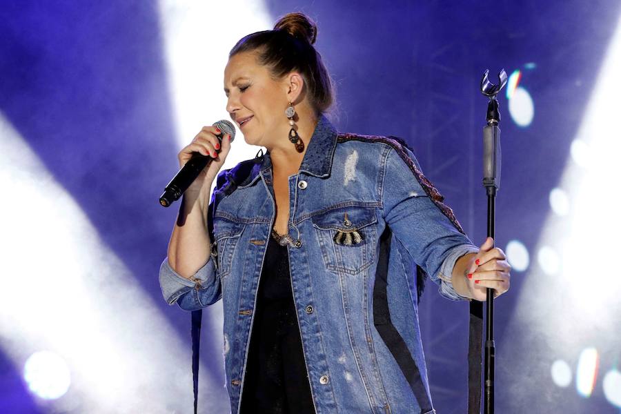 Niña Pastori, en un concierto el verano pasado en Almería. 