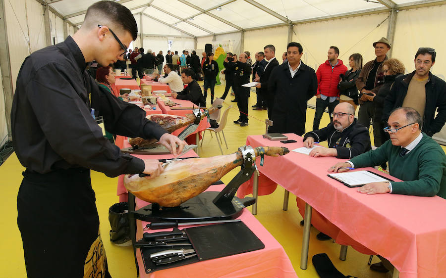 Participantes en el concurso nacional de profesionales de sala celebrado ayer en Segovia.