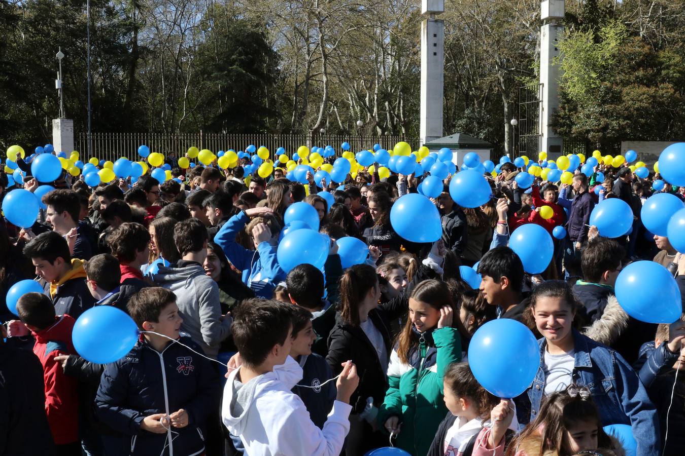 Fotos: Alumnos de La Salle y Lourdes conmemoran el tricentenario del fallecimiento de su fundador