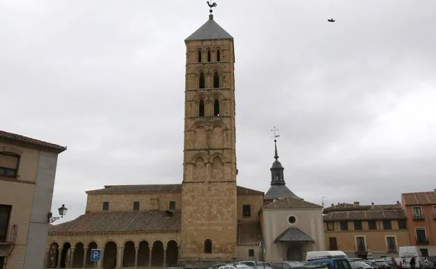 La torre de la iglesia de San Estreban, en Segovia, es la más alta del románico en la península. 