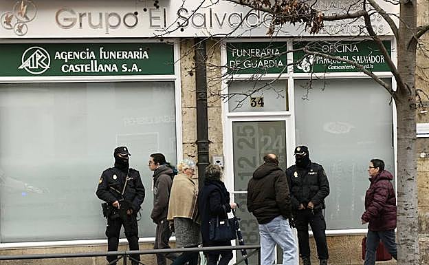 Registro de la sede de Agencia Funeraria en Valladolid. 
