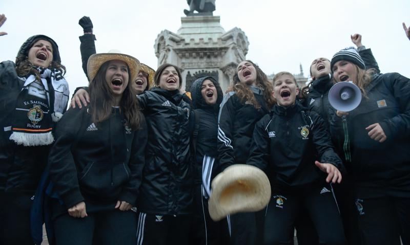 Fotos: Celebración del ascenso de de El Salvador femenino