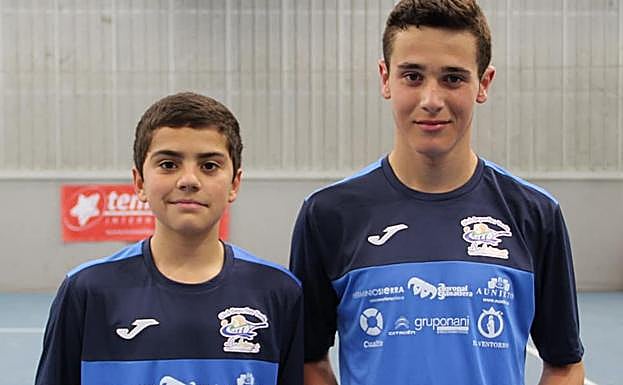 Hermes Esteban, a la izquierda y Carlos Sierra. 