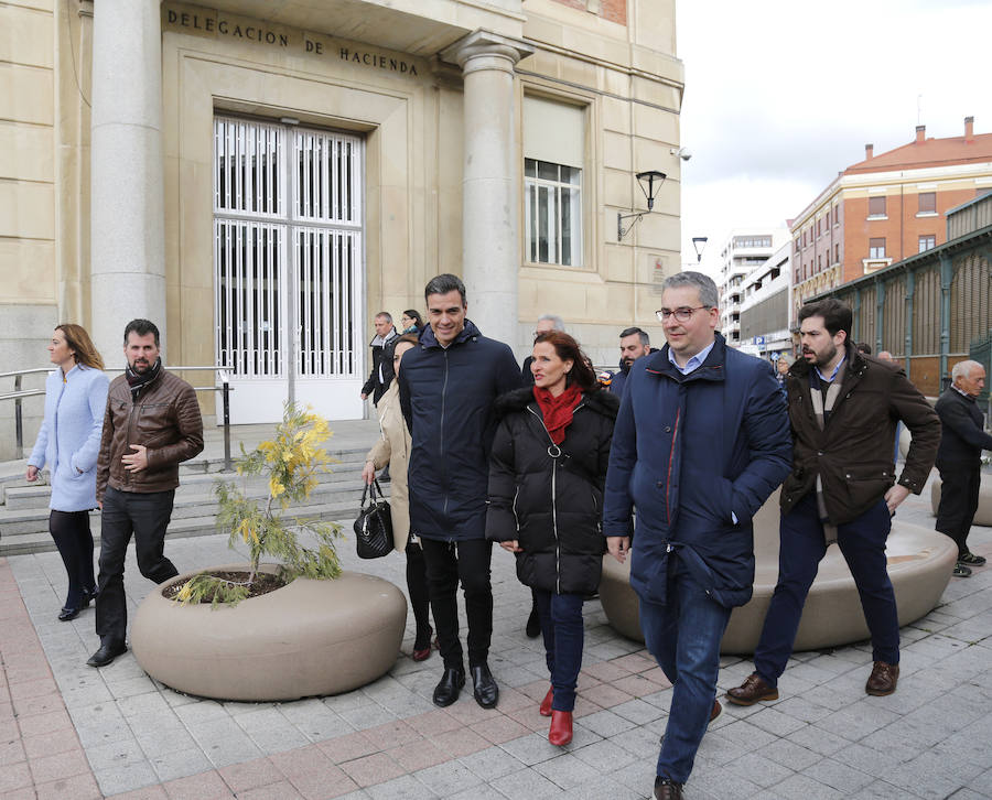 Fotos: Pedro sanchez visita Palencia