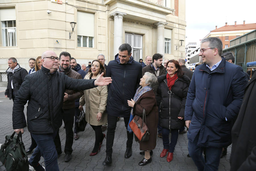 Fotos: Pedro sanchez visita Palencia