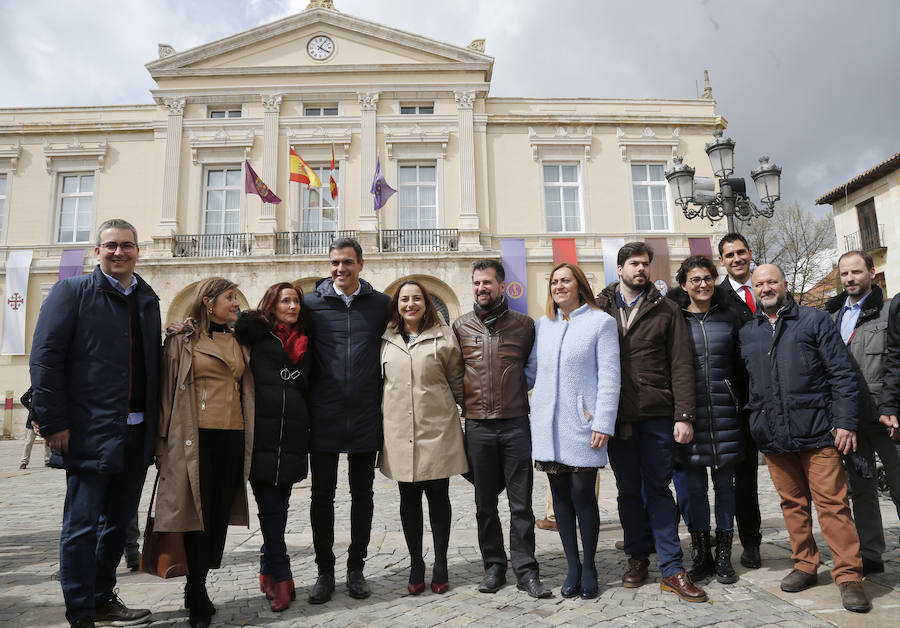 Fotos: Pedro sanchez visita Palencia