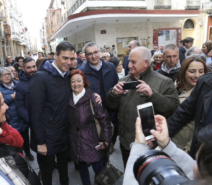 Fotos: Pedro sanchez visita Palencia