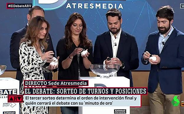 Sánchez abrirá el debate electoral e Iglesias tendrá el 'minuto de oro'