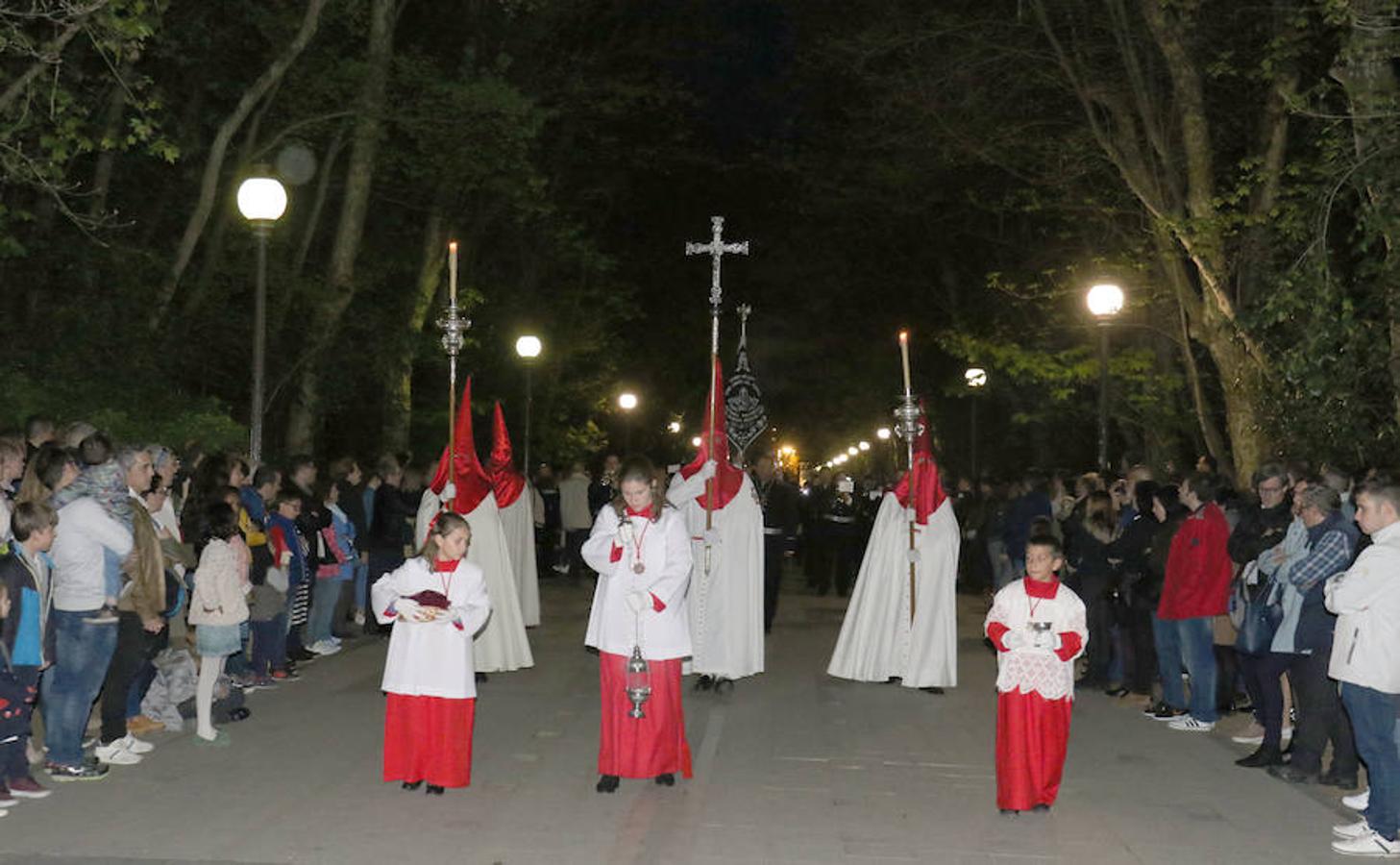 Procesión del Traslado del Cristo de los Trabajos desde Filipinos a la Iglesia de Santiago
