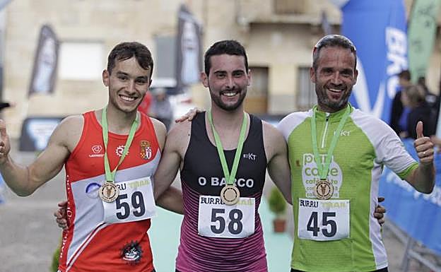 Podio del BurruTrail. 