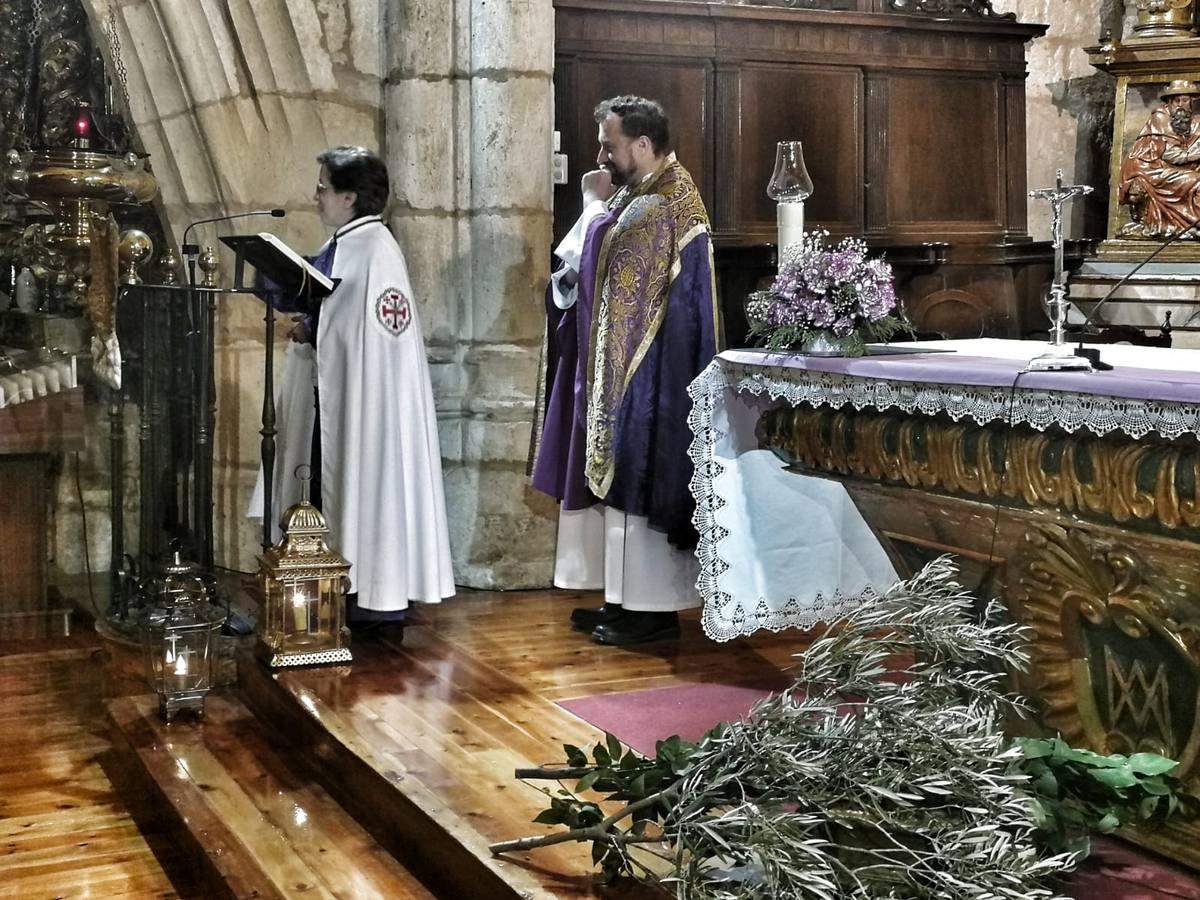 Participaron las cofradías del Santo Sepulcro de la localidad y la del Descendimiento y Santo Cristo de la Buena Muerte de Valladolid