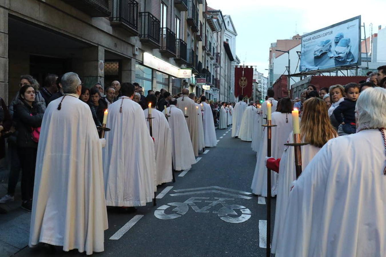 Comitiva de la Cofradía del Despojado en la procesión del Encuentro
