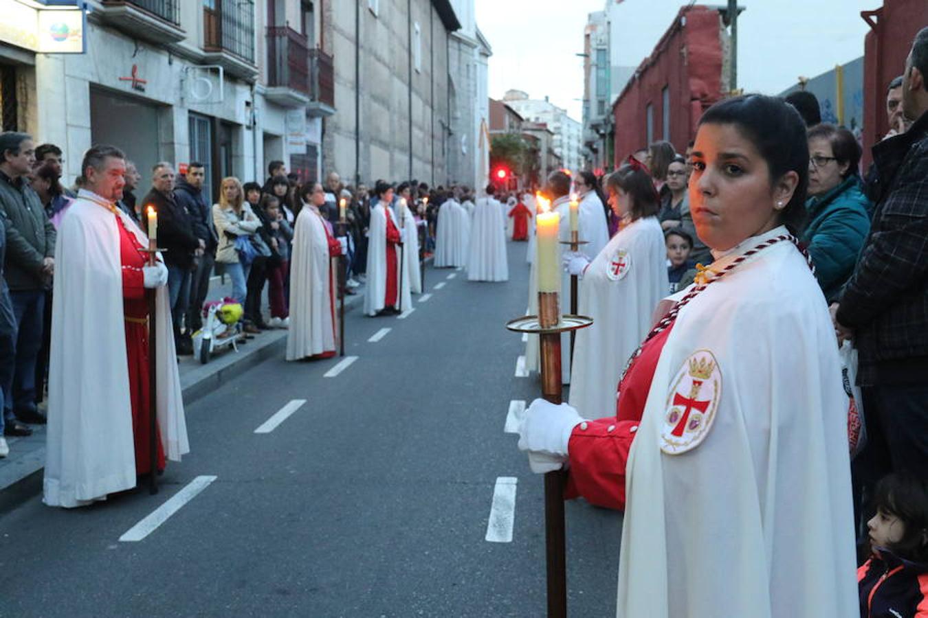 Comitiva de la Cofradía del Despojado en la procesión del Encuentro