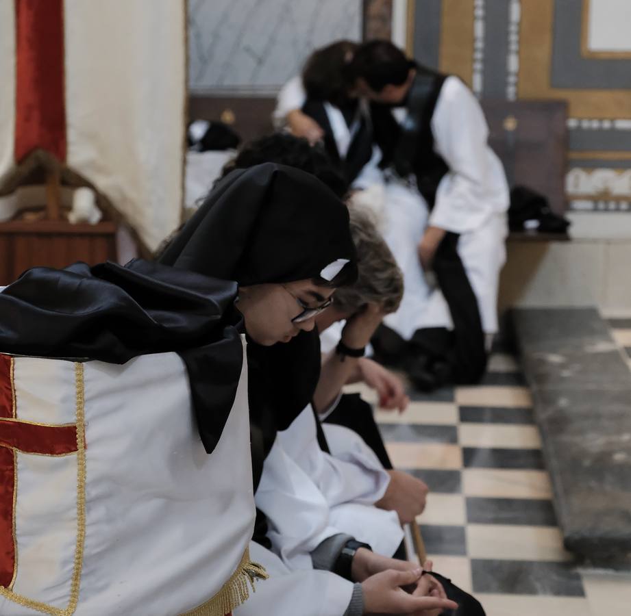 Solo han participado tres de las cinco cofradías que iban a procesionar