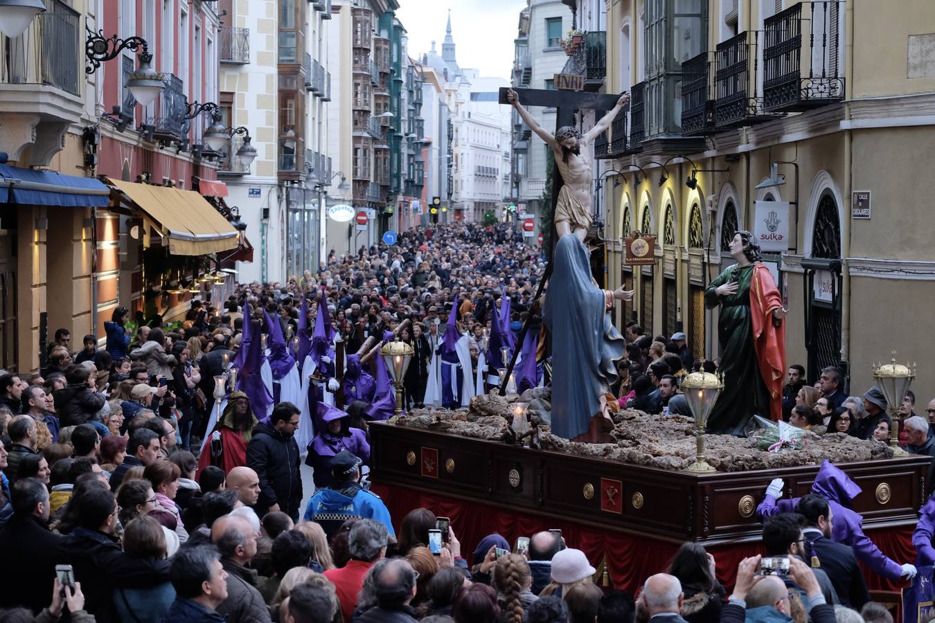 Solo han participado tres de las cinco cofradías que iban a procesionar
