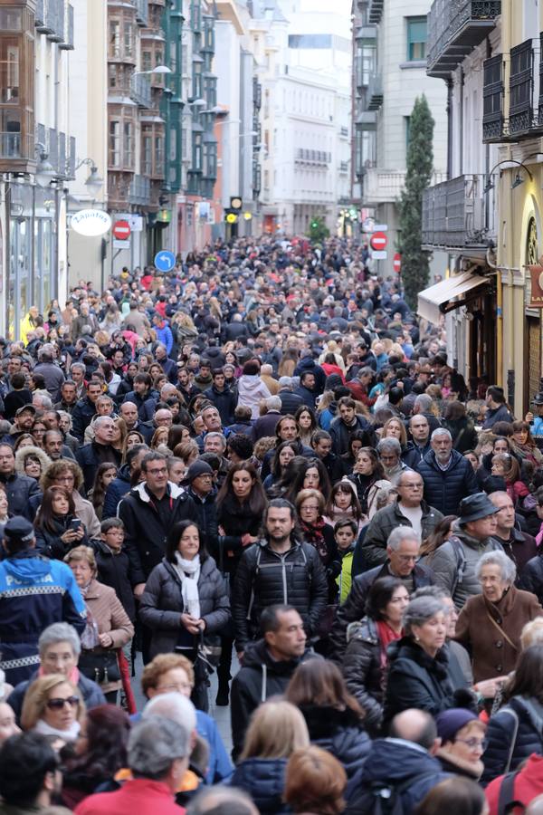 Solo han participado tres de las cinco cofradías que iban a procesionar