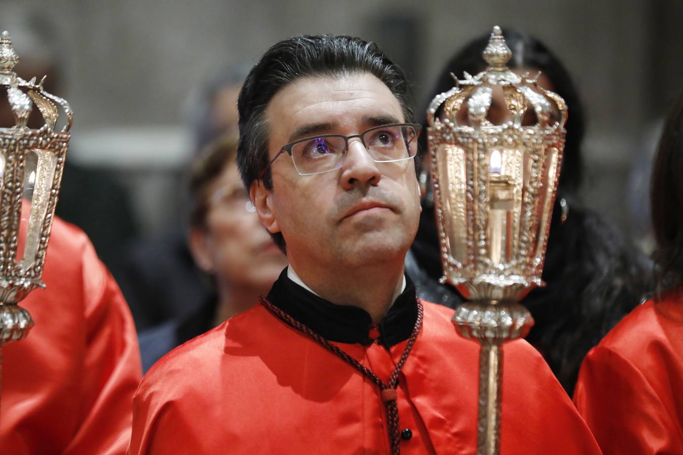 Fotos: La procesión de Penitencia y Caridad de Valladolid, suspendida por la lluvia