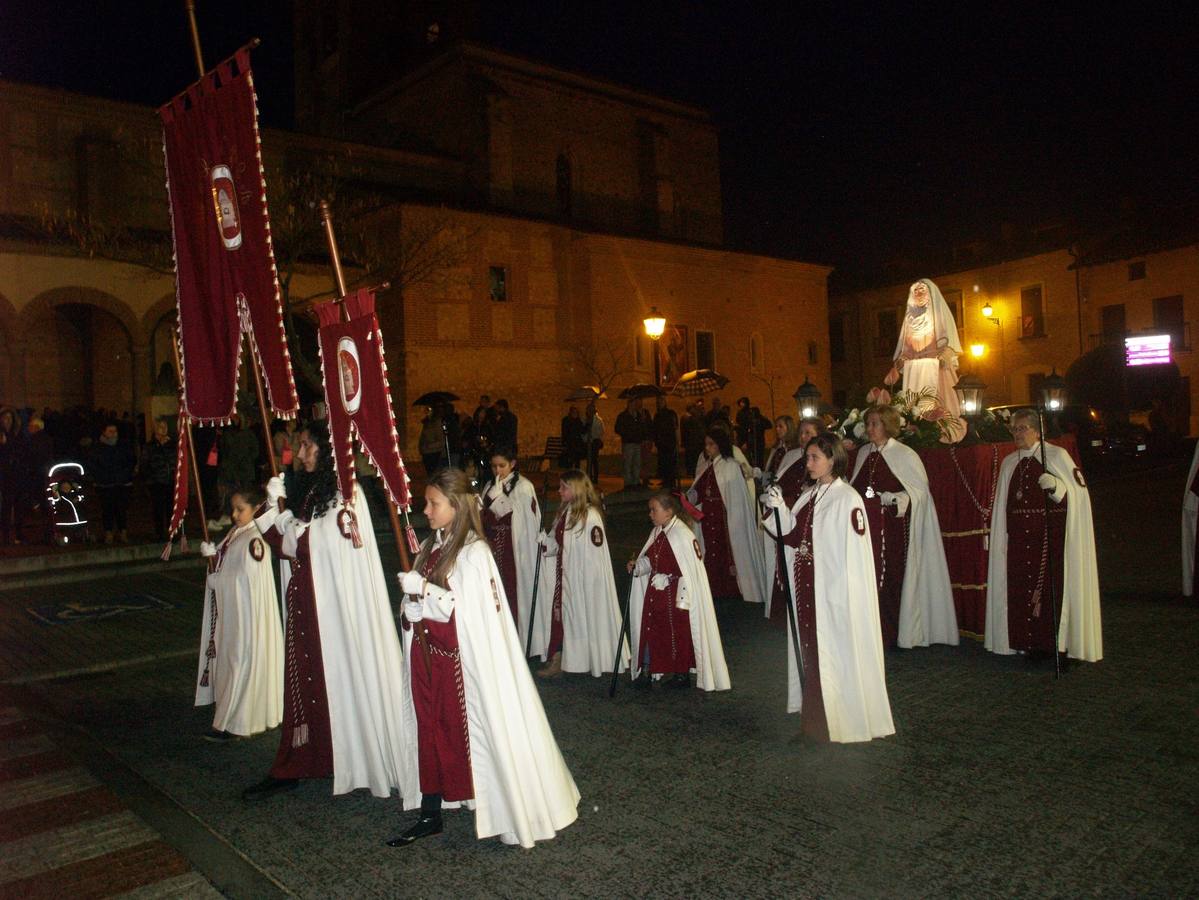 Fotos: Procesión del Silencio el Jueves Santo en Olmedo