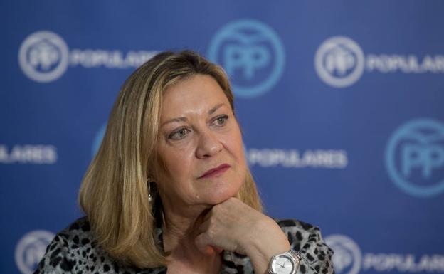 Pilar del Olmo, candidata del PP a la Alcaldía de Valladolid. 