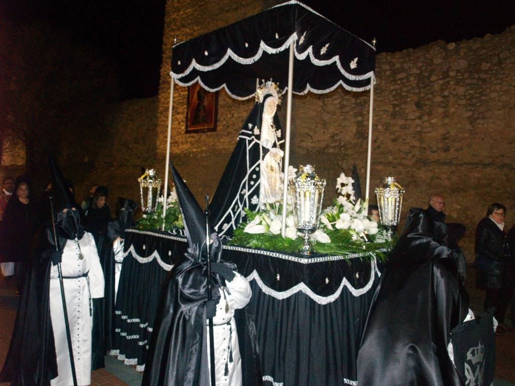 Fotos: Procesión del Santo Entierro el Viernes Santo en Olmedo