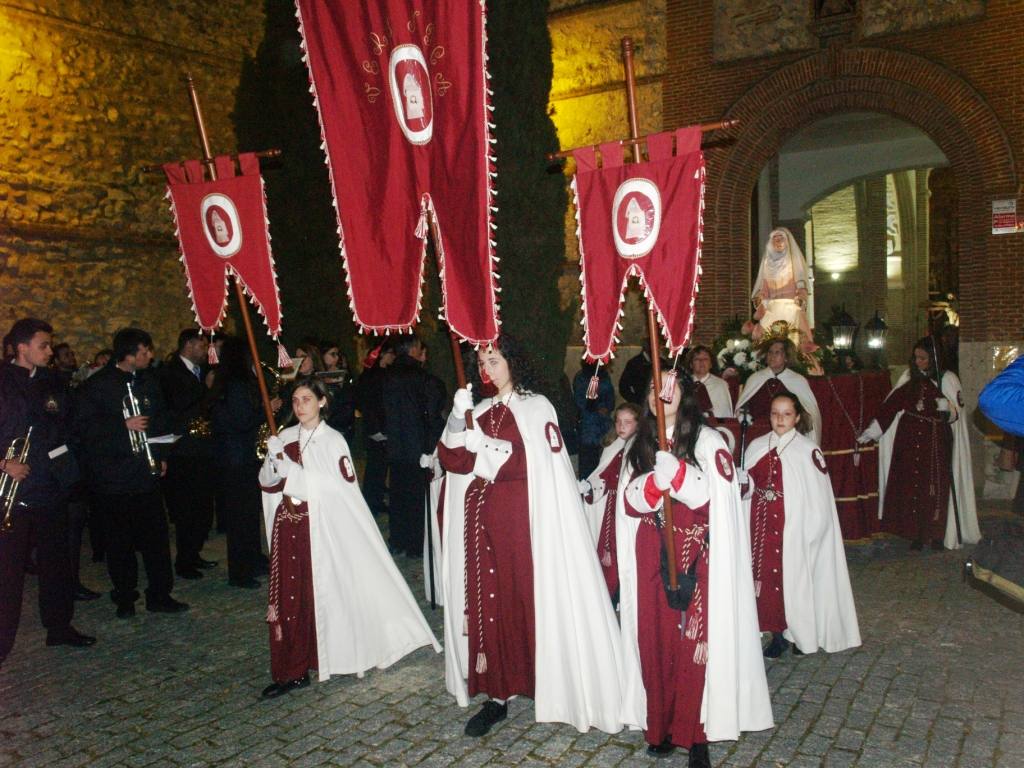 Fotos: Procesión del Santo Entierro el Viernes Santo en Olmedo