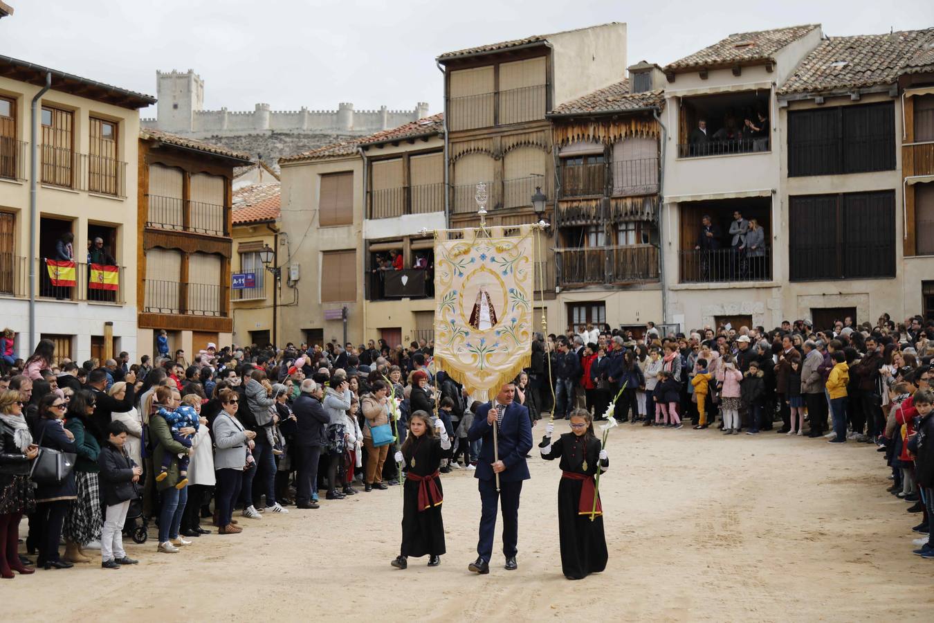 La Virgen de la Asunción fue portada por primera vez en la historia por cuatro mujeres