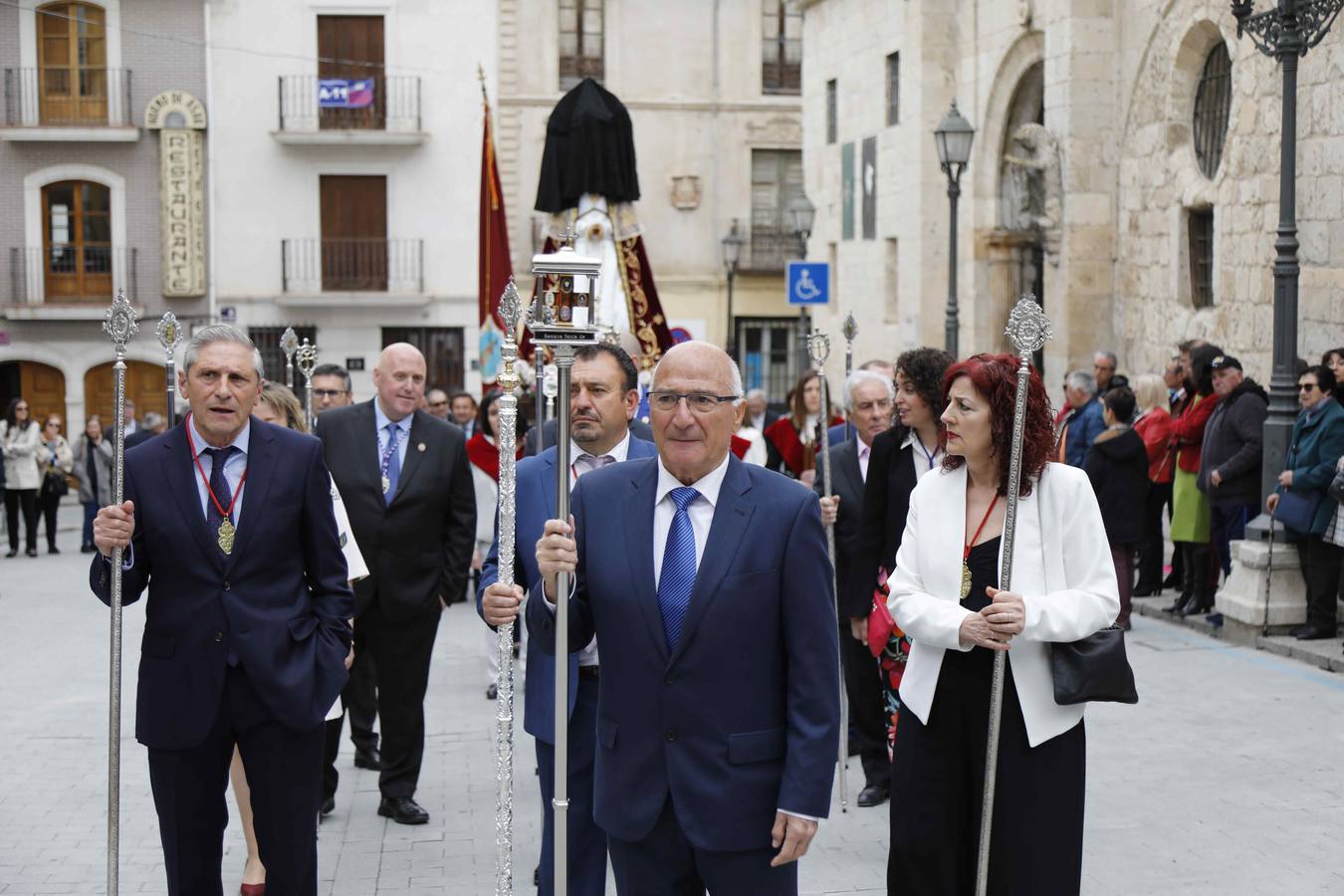 La Virgen de la Asunción fue portada por primera vez en la historia por cuatro mujeres