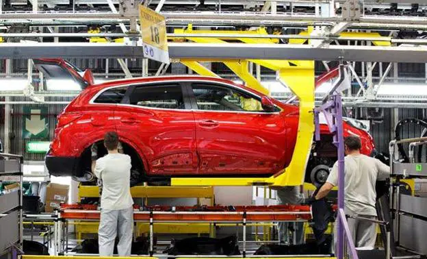 Montaje del Kadjar en las instalaciones de Renault en Palencia.