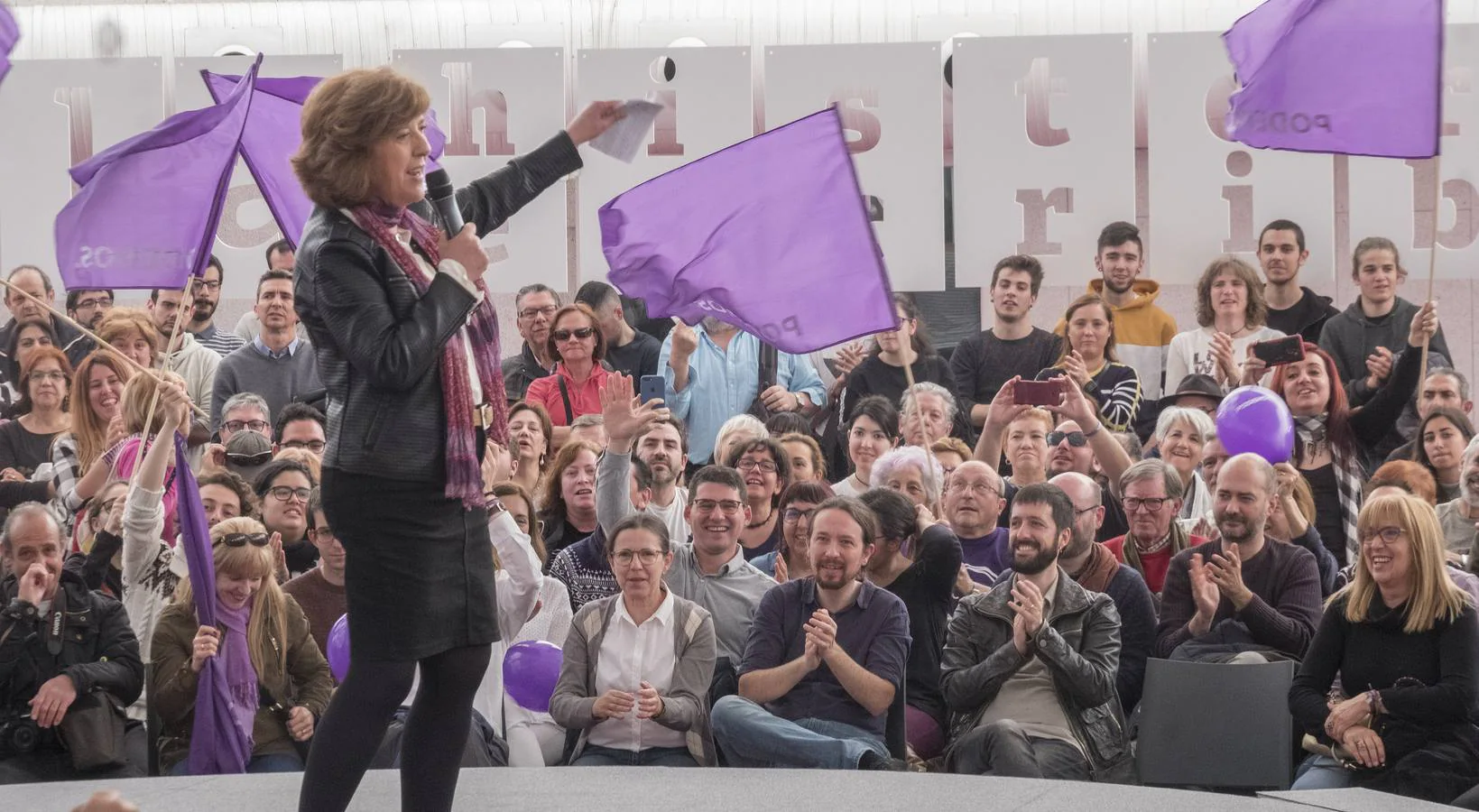 El candidato de Unidas Podemos al Gobierno ha llamado por segundo día consecutivo a frenar en las urnas a la formación ultraderechista