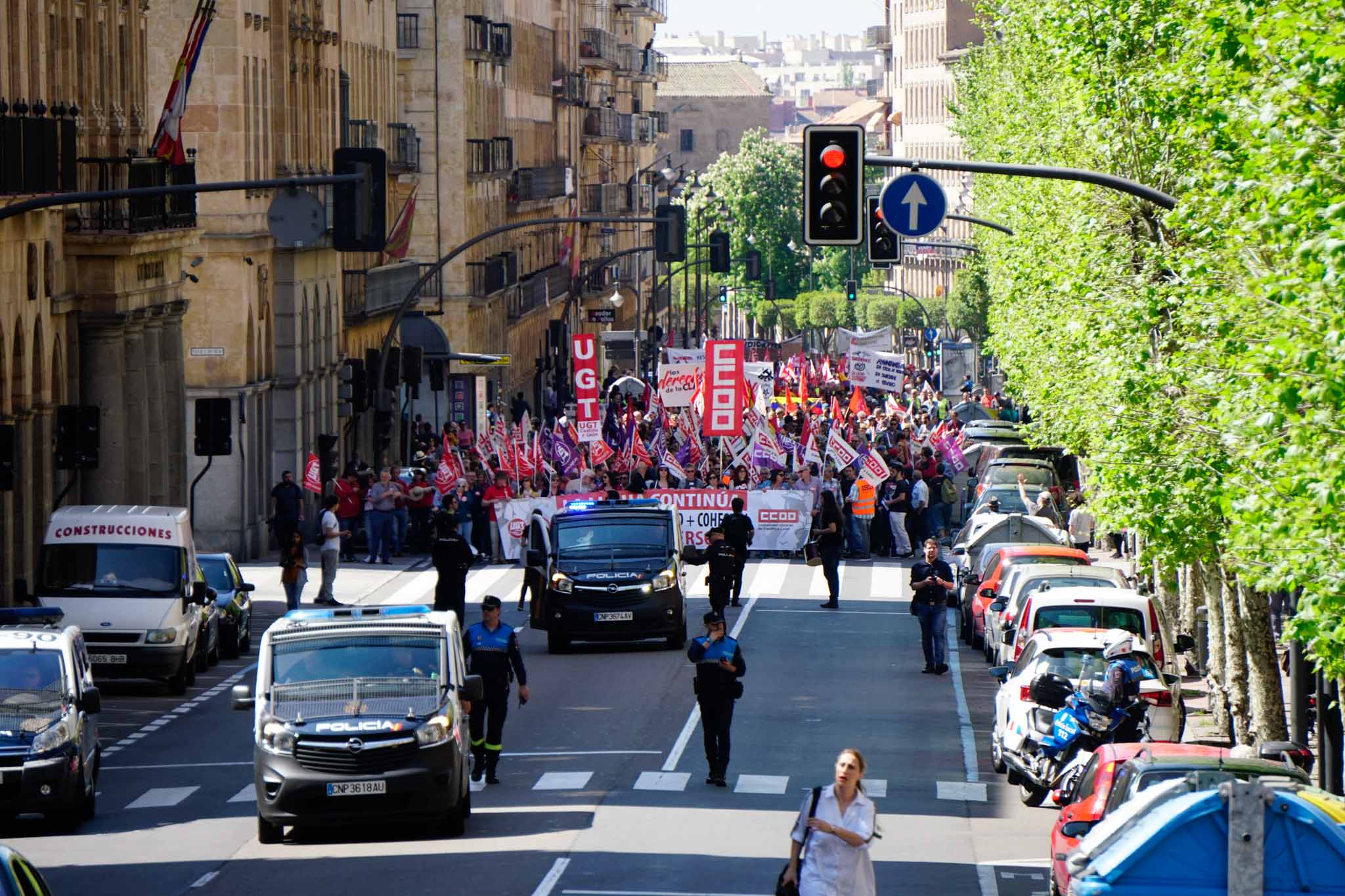 Fotos: Manifestación del 1 de mayo en Salamanca