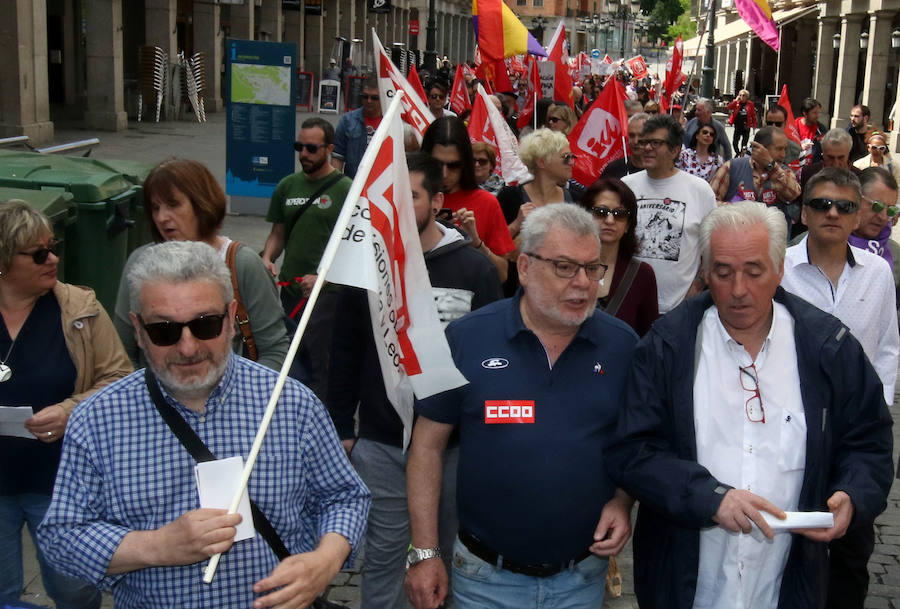 Fotos: Manifestación del Primero de Mayo en Segovia