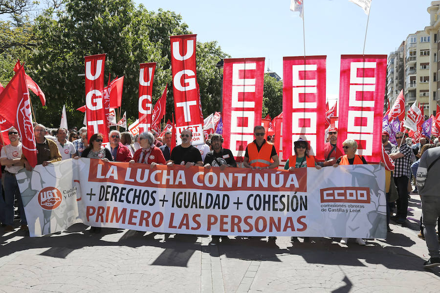 Fotos: Manifestación del 1 de Mayo en Palencia