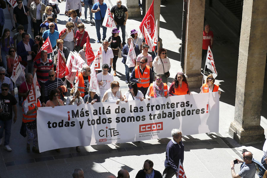 Fotos: Manifestación del 1 de Mayo en Palencia