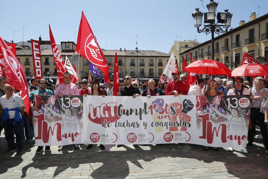 Fotos: Manifestación del 1 de Mayo en Palencia