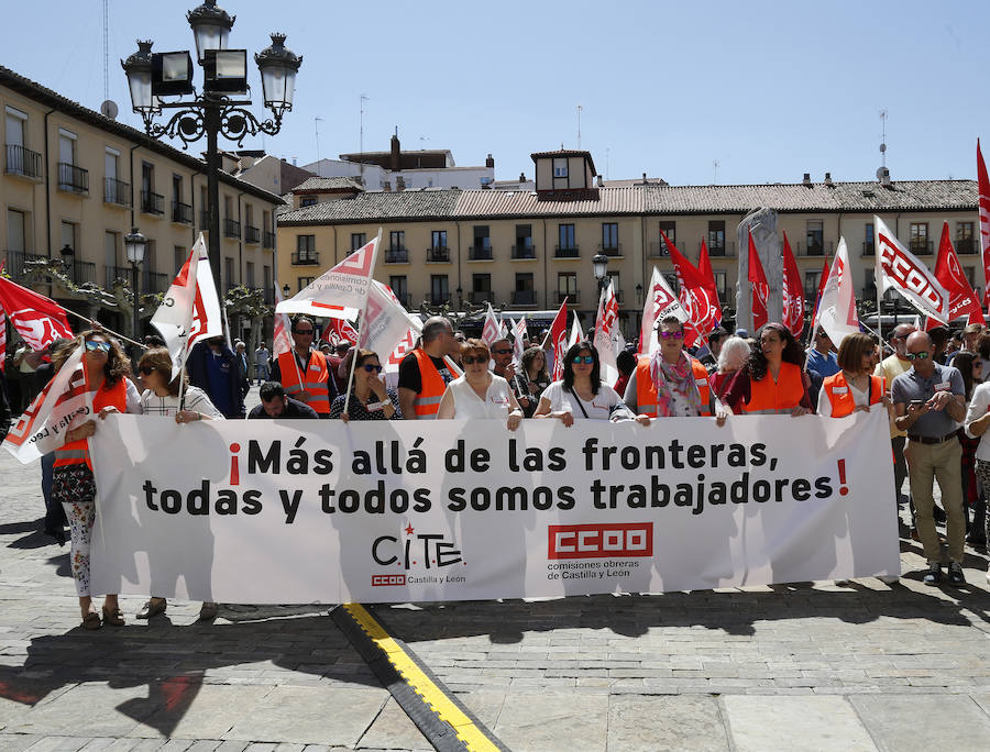 Fotos: Manifestación del 1 de Mayo en Palencia