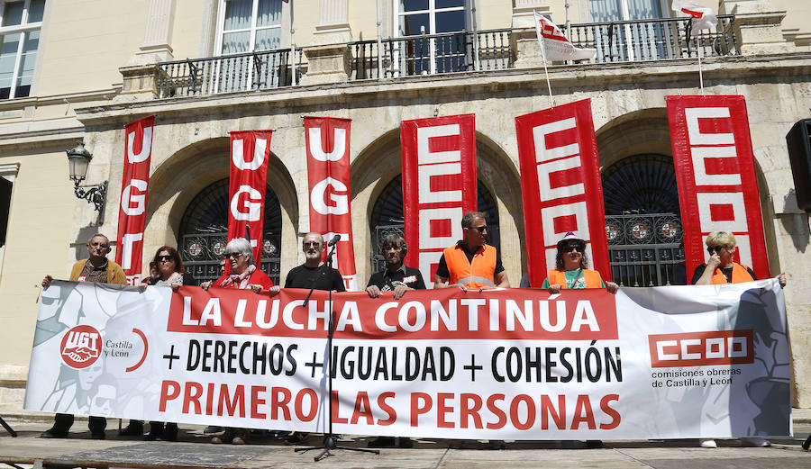 Fotos: Manifestación del 1 de Mayo en Palencia