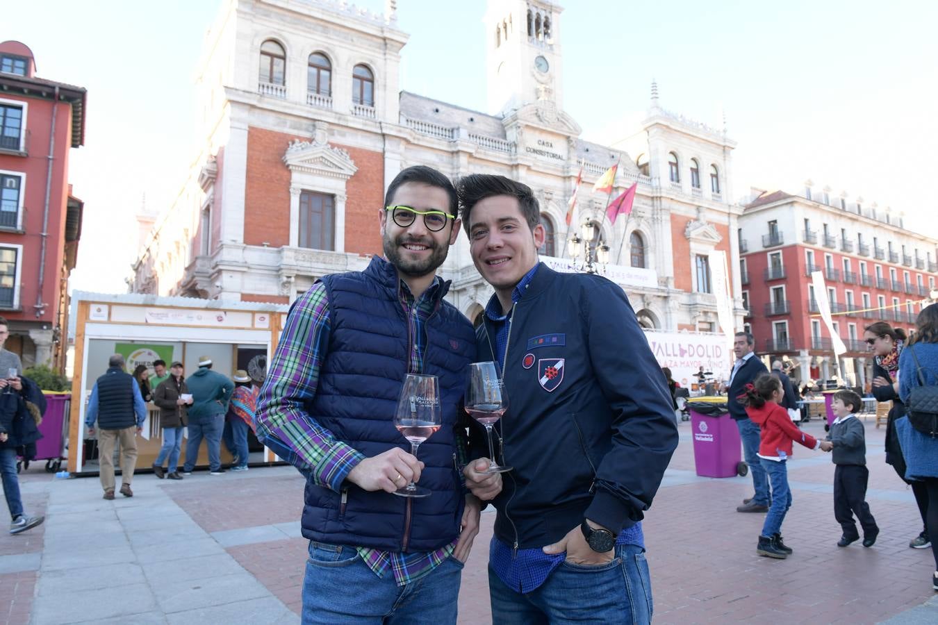 Fotos: &#039;Valladolid, Plaza Mayor del Vino&#039; el viernes por la tarde
