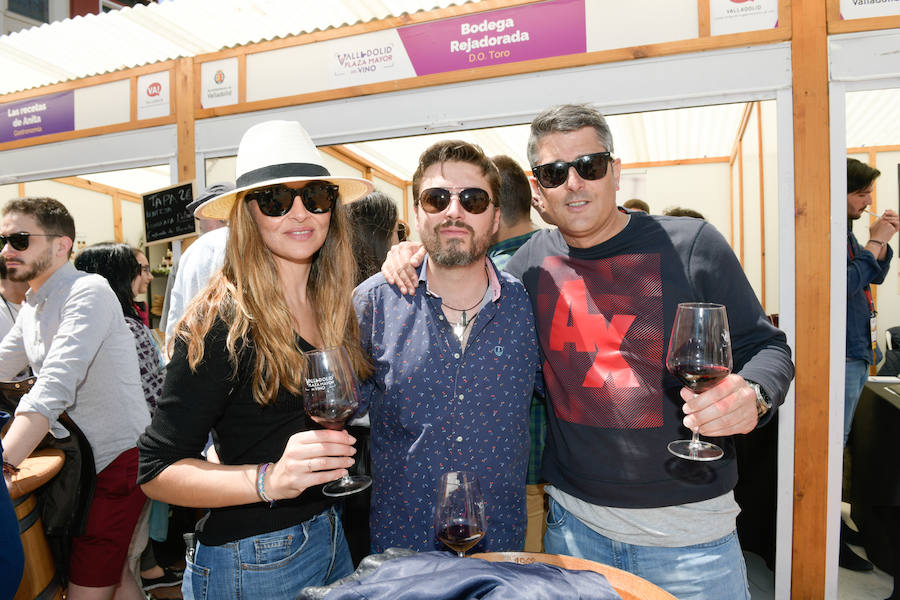 La Plaza Mayor de Valladolid ha acogido esta mañana la segunda jornada de la cita Valladolid, Plaza Mayor del Vino