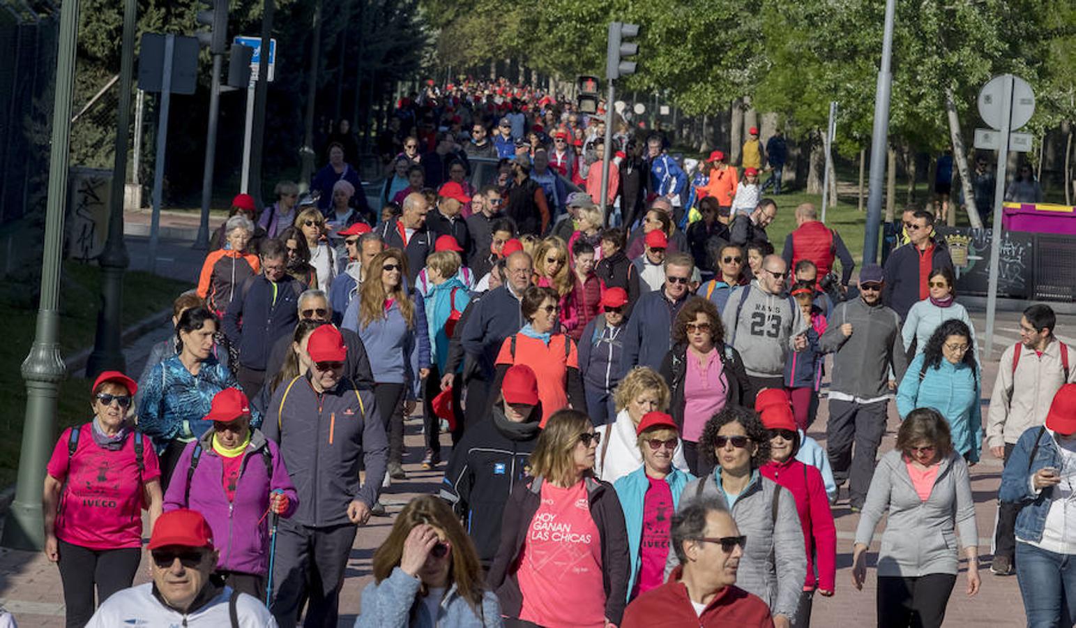 Participantes en la 42 edición de la Marcha Asprona en Valladolid
