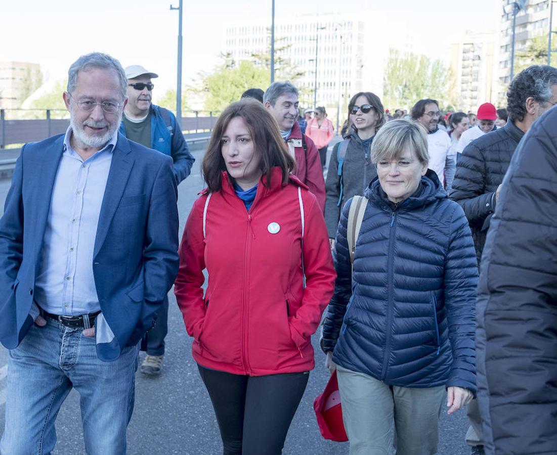 Participantes en la 42 edición de la Marcha Asprona en Valladolid