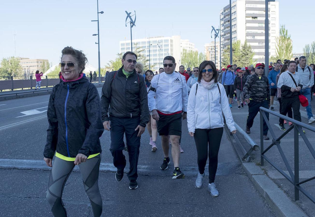 Participantes en la 42 edición de la Marcha Asprona en Valladolid