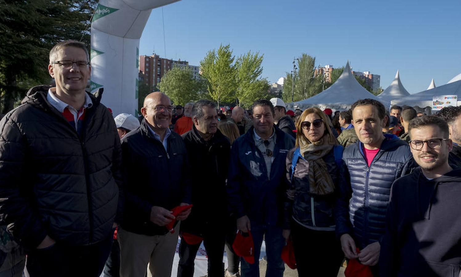 Participantes en la 42 edición de la Marcha Asprona en Valladolid