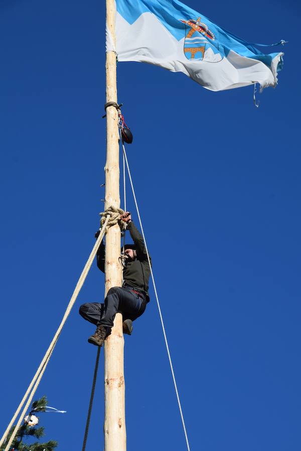 Fotos: Pinada del Mayo en Velilla del Río Carrión