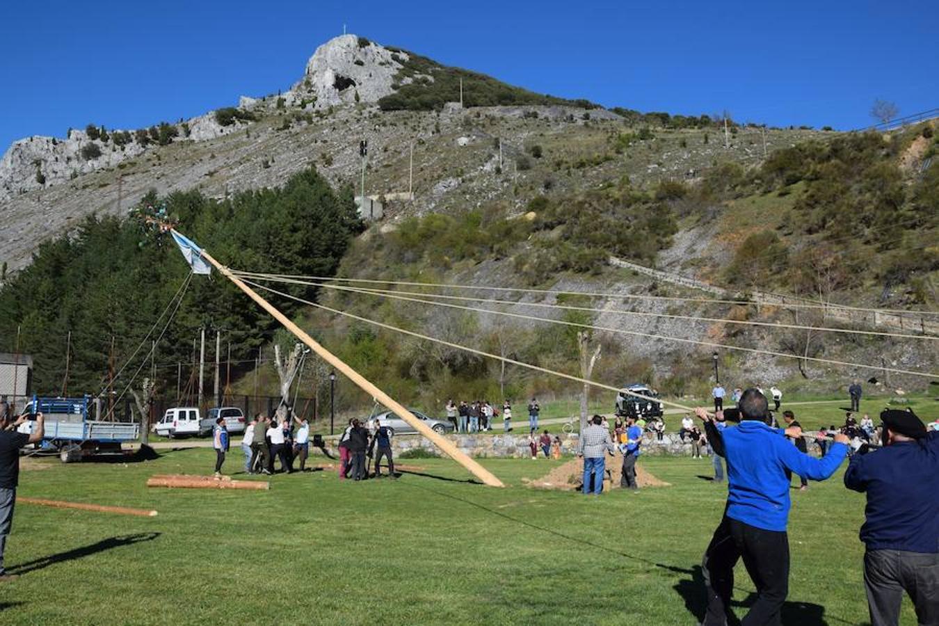 Fotos: Pinada del Mayo en Velilla del Río Carrión