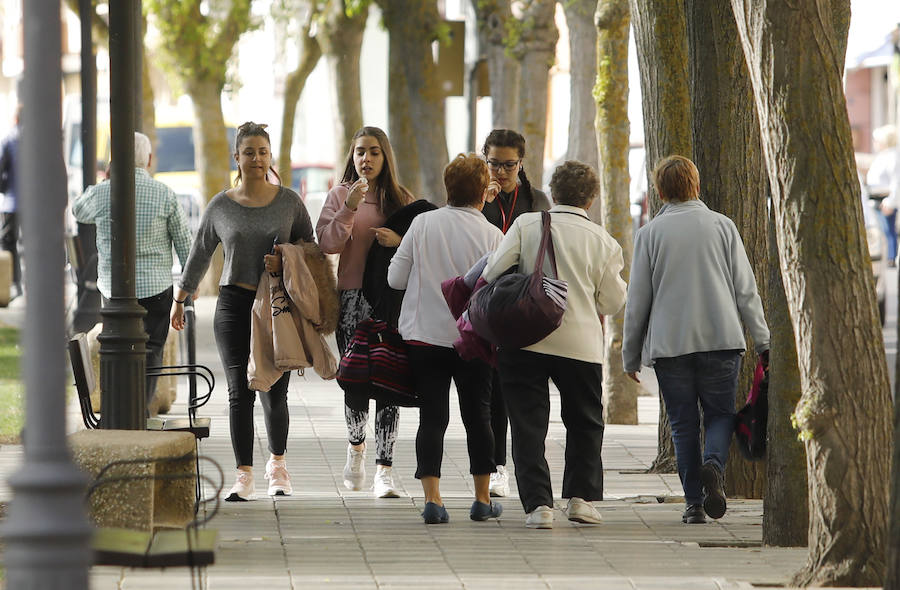 Fotos: La lluvia estropeará el buen tiempo de estos dias en Palencia