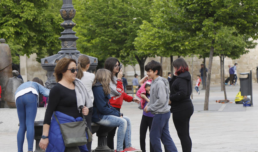Fotos: La lluvia estropeará el buen tiempo de estos dias en Palencia