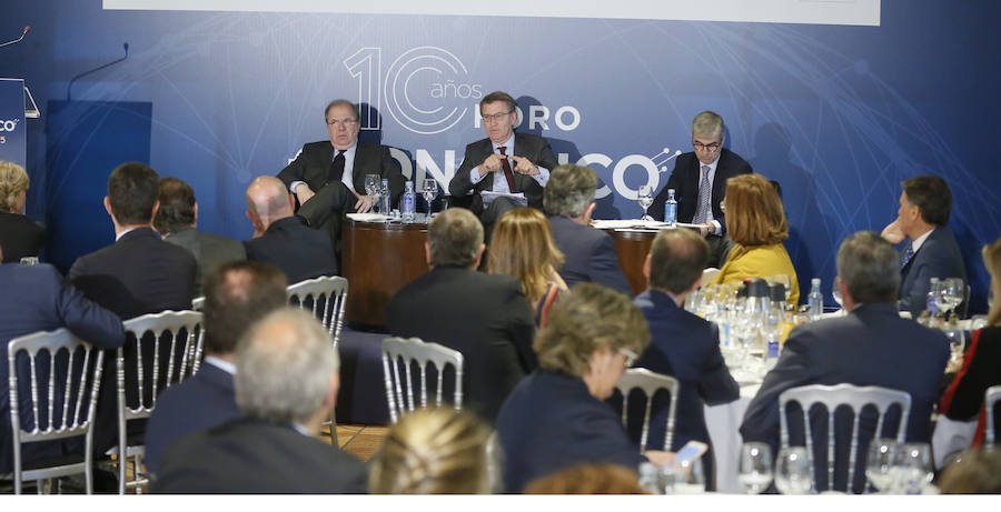 El Foro Económico organizado por El Norte de Castilla cumple diez años. Los presidentes de Castilla y León y Galicia han sido los invitados por este décimo aniversario