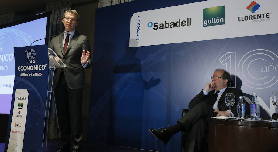El Foro Económico organizado por El Norte de Castilla cumple diez años. Los presidentes de Castilla y León y Galicia han sido los invitados por este décimo aniversario